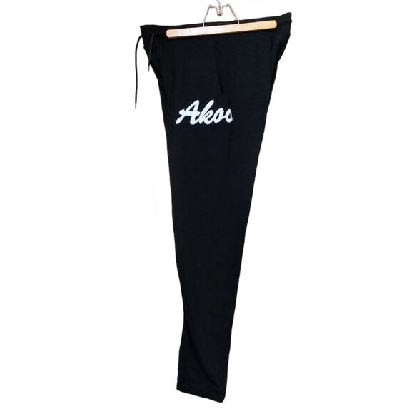 AKOO XXL Varsity Colorblock Jogger Black NWT Drawstring - Picture 12 of 13